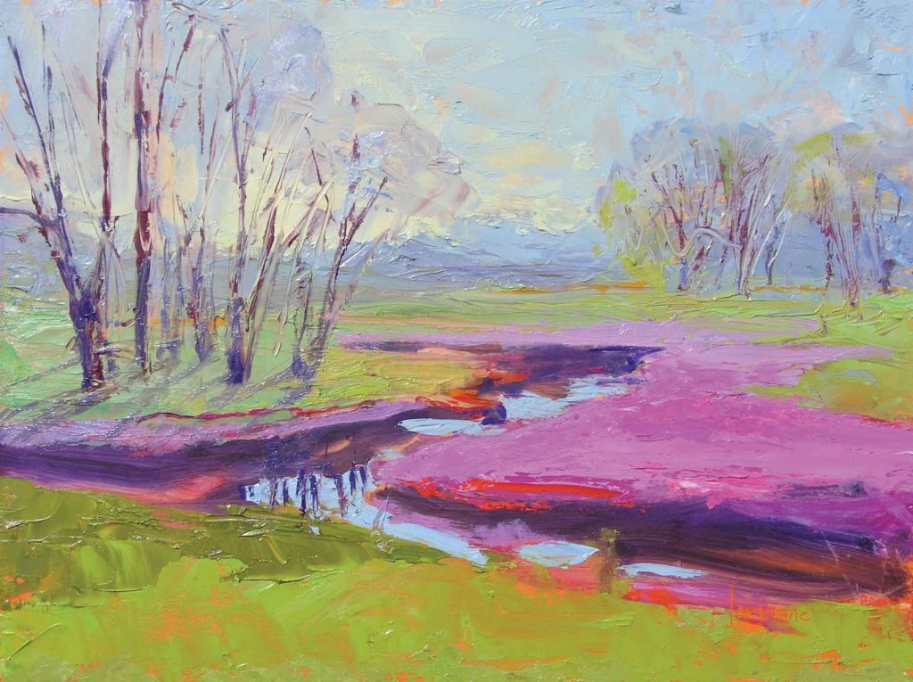 img-responsive Early Spring, oil, 8” x 10” by Lorraine W. Trenholm