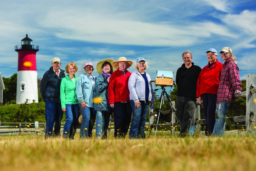 The Eastham Painters Guild heads outdoors to capture nature on the canvas