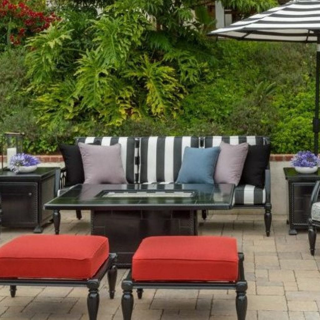 Cozy outdoor furniture, and great options for shade | Cape Cod HOME Summer 2016