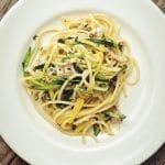 Spaghetti with Crab and Zucchini