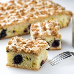 Blueberry Coffee Cake with Streusel Topping