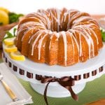 Daryl’s Lemon Pound Bundt Cake with Blueberries