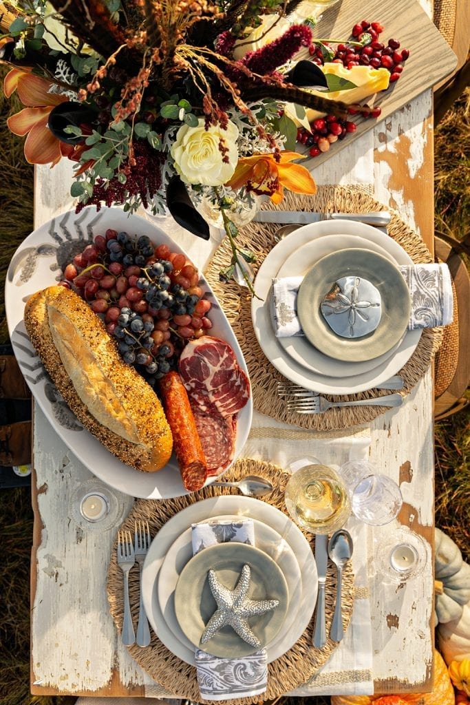 Salt Pond tablescape