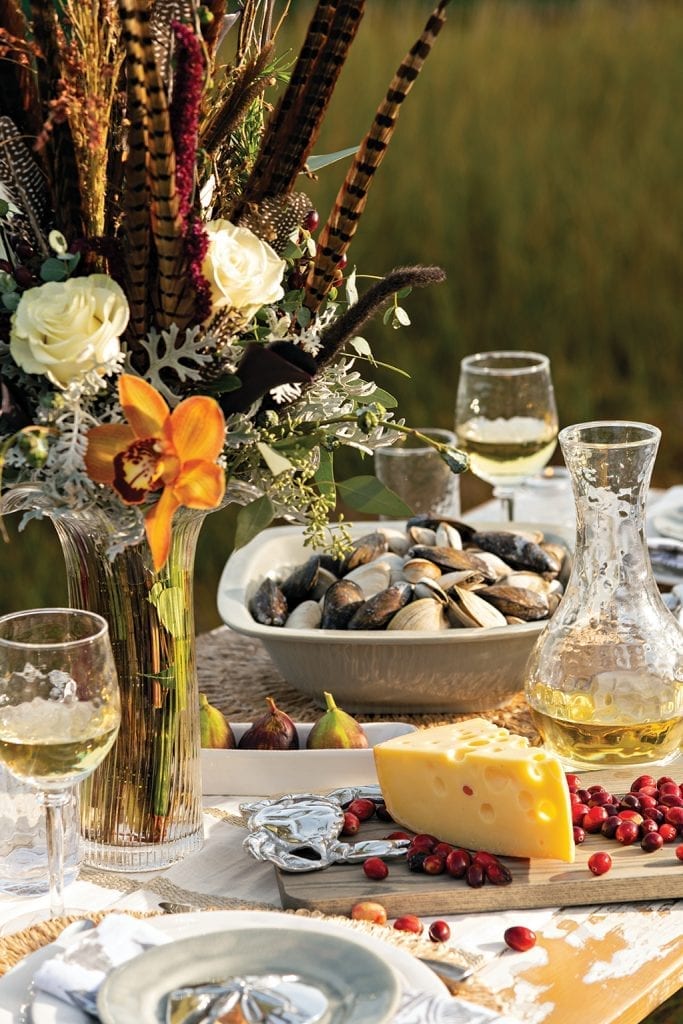 Salt Pond tablescape