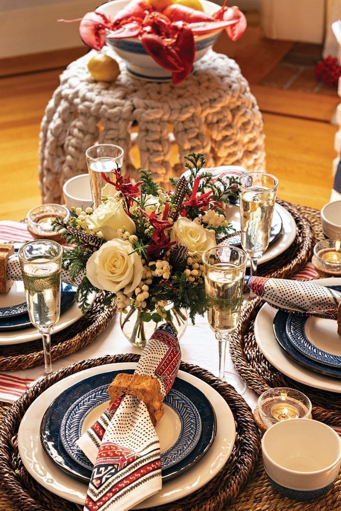 Chatham home tablescape
