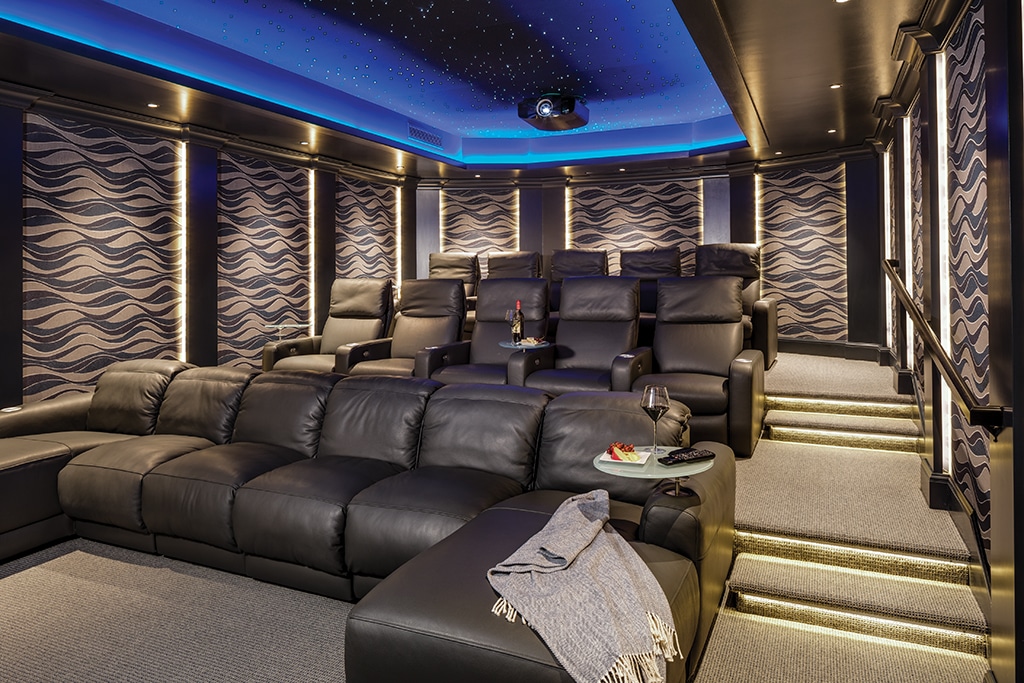 Home theater by Audio Video Design