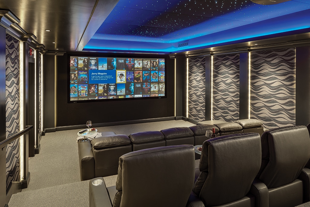 Home theater by Audio Video Design