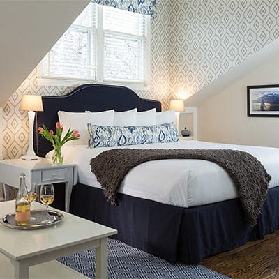 View of bedroom at Brass Lantern Bed and Breakfast, Nantucket