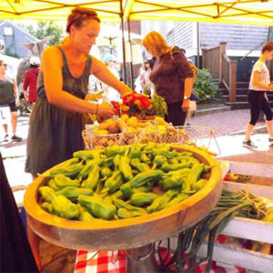 Farmer's market on Nantucket