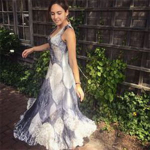 Girl in dress