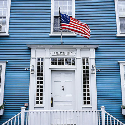 Exterior of the Ships Door