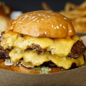 Amazing looking cheeseburger