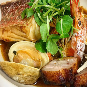 Seafood dish