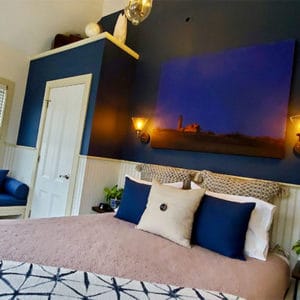 Bedroom at the White Porch Inn