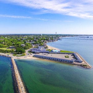 Aerial view of the Provincetown inn