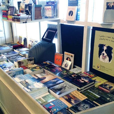 Books on display