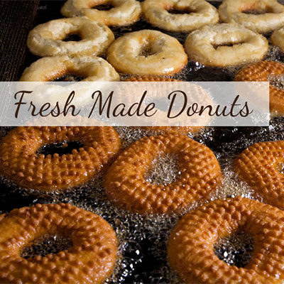 Fresh made donuts