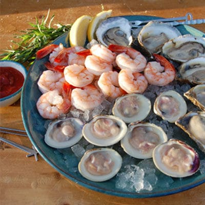 Oysters and Shrimp