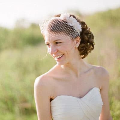 Bride's hair