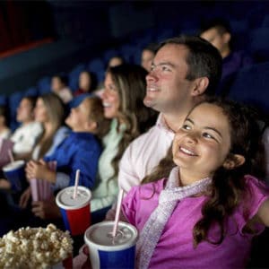 Family at the movies