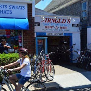 Bikes outside Arnolds Bike Shop