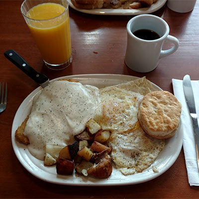 Linda Jean’s Restaurant Breakfast