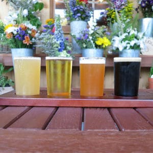 Bad Martha Farmer's Brewery Logo Tasting Flight