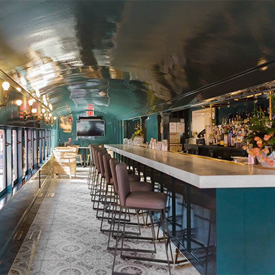 The Club Car Interior