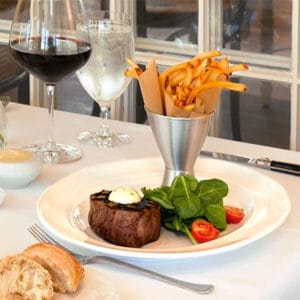 Steak Frites and Wine