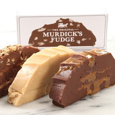 Murdick's fudge box and fudge