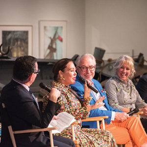 People talking at nantucket by design