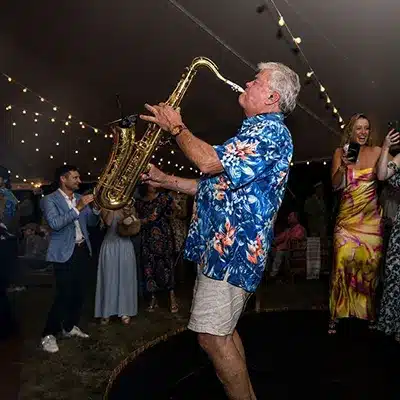 Maria Mitchell Association Stargazer Gala saxophonist
