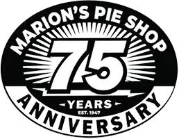 Marion's Pie Shop 75th Logo
